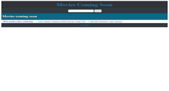 Desktop Screenshot of moviescomingsoon.info